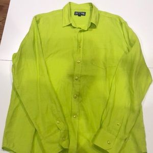 Vilebrequin Long-Sleeve Men Linen Shirt